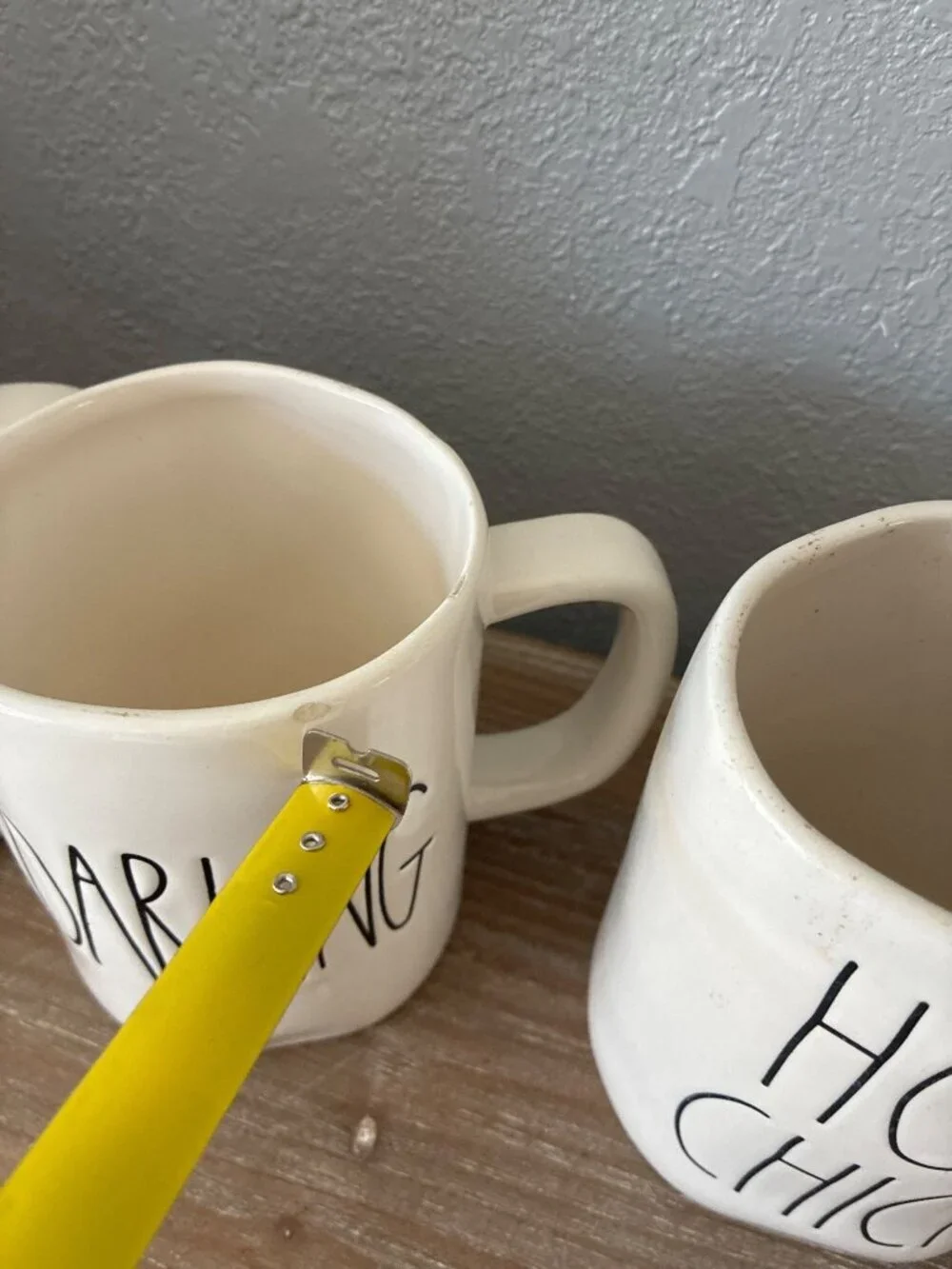 Rae Dunn Artisan Coffee Mugs Set Of 4 Sweetie Darling Hot Chick Super Mom